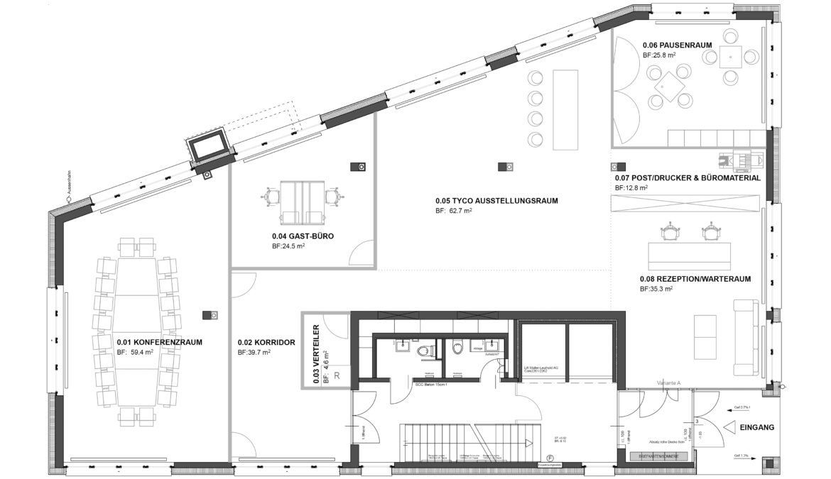 Büroausbau Geschäftshaus 9