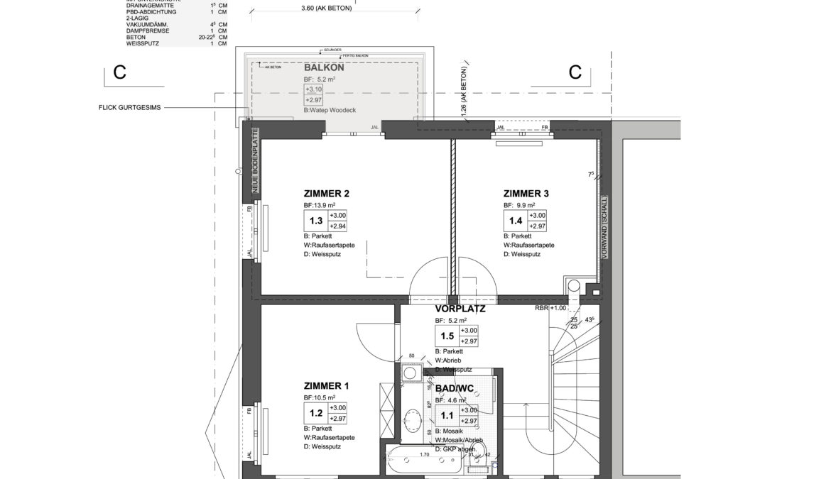 Um- und Anbau Reiheneinfamilienhaus 10